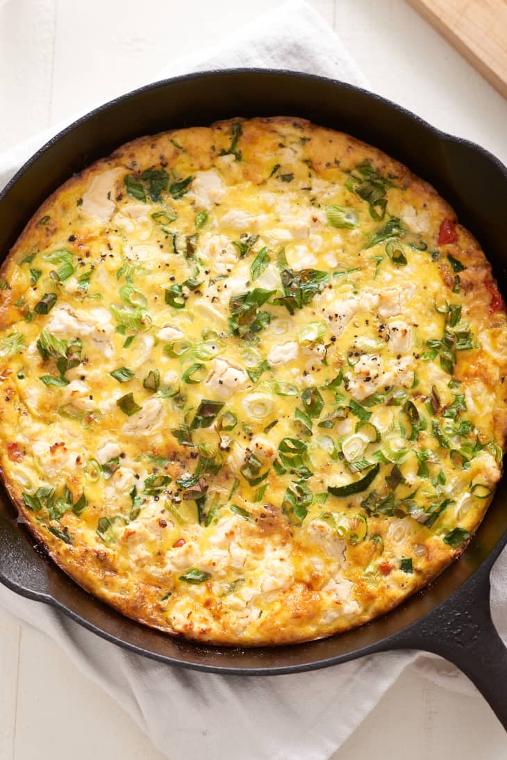 Recipe The Easiest Cheese and Vegetable Frittata Kitchn