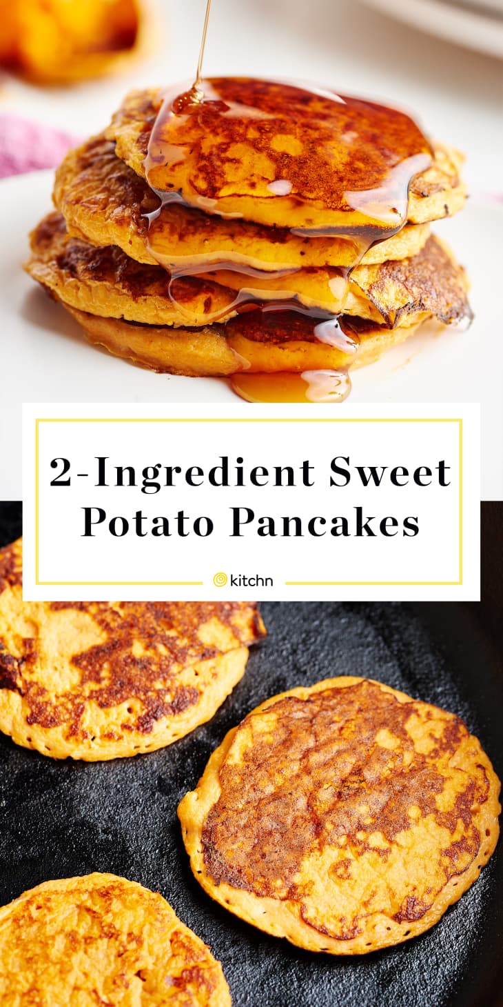 2Ingredient Sweet Potato Pancakes Kitchn