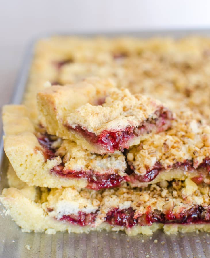 Raspberry Jam Bars Recipe The Kitchn