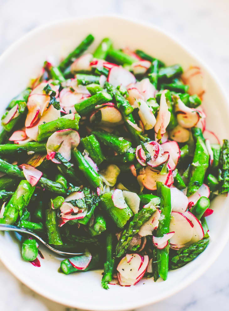 Recipe Asparagus & Radishes with Mint The Kitchn