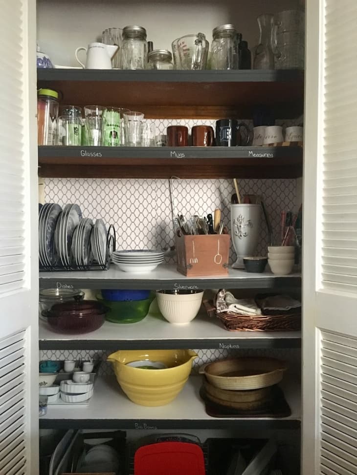How I Organized My Kitchen Without a Single Drawer The Kitchn
