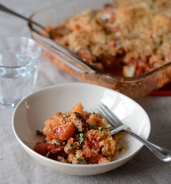 Cauliflower & Chicken Sausage Casserole Kitchn