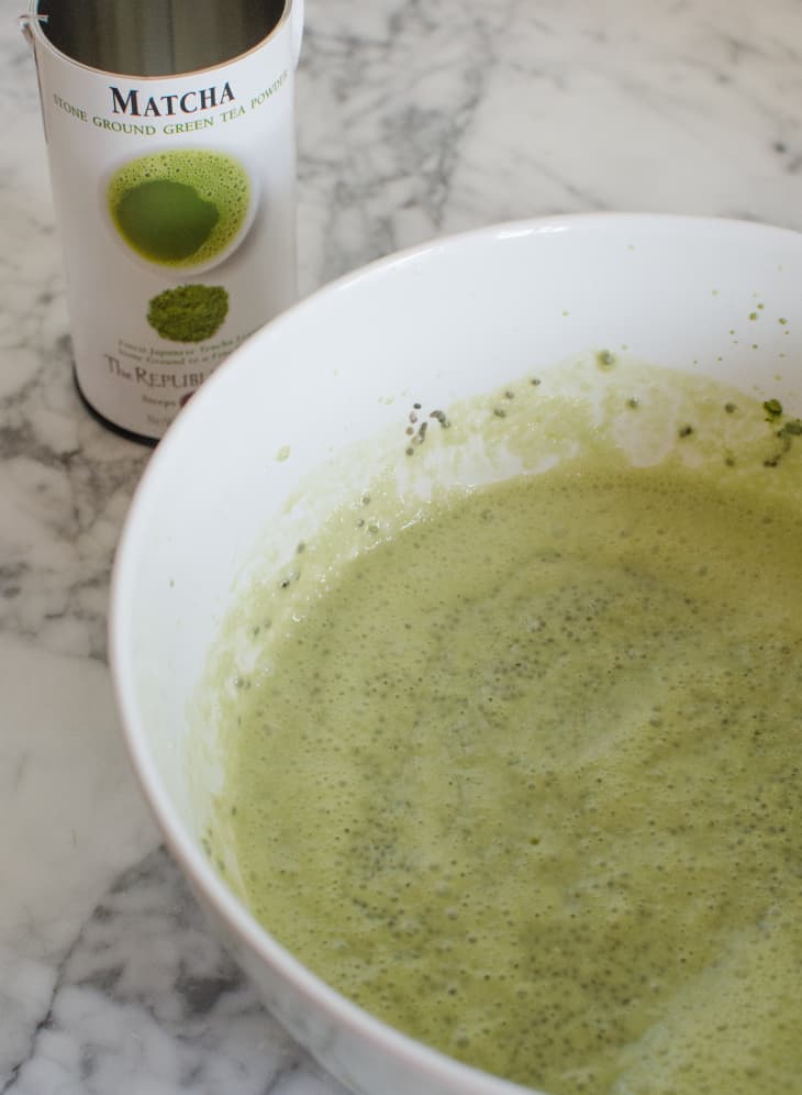 Halloween Recipe Frog Eggs & Eyeballs (Coconut Green Tea Chia Pudding