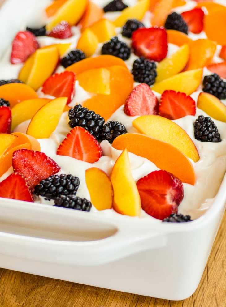 Recipe: Easy Summer Cake with Fruit & Cream | Kitchn