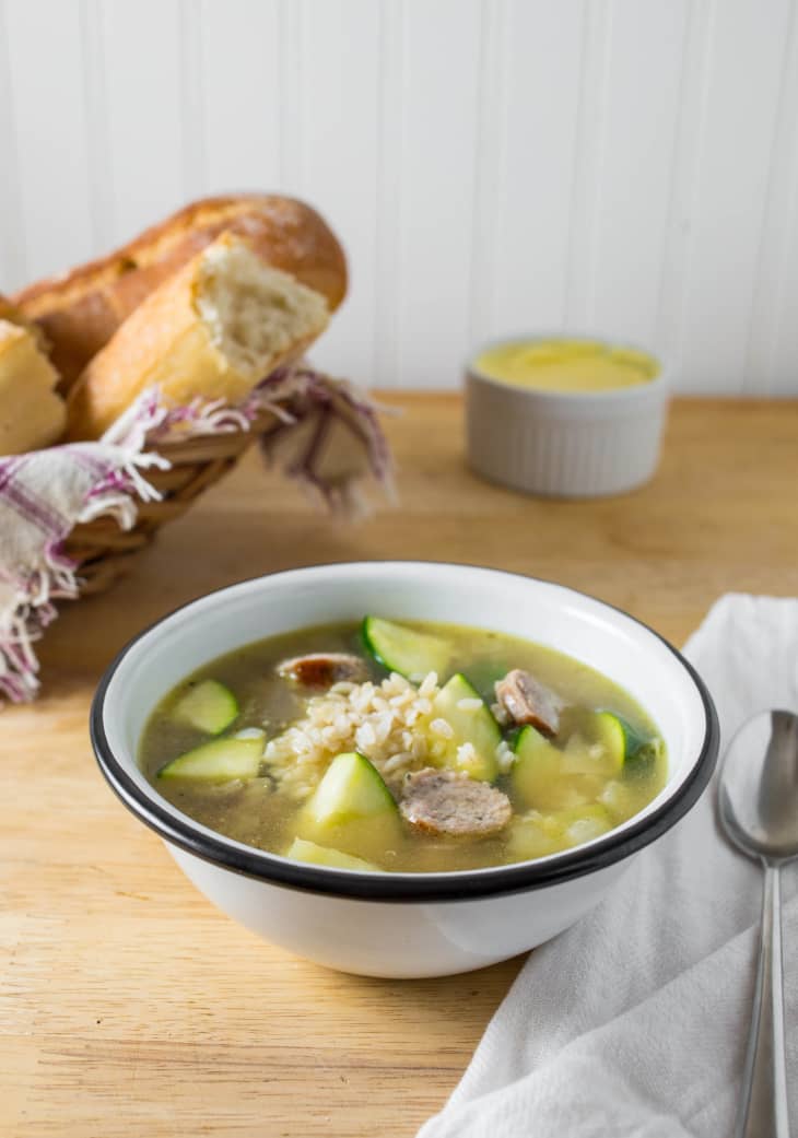 Recipe Sausage and Zucchini Soup The Kitchn