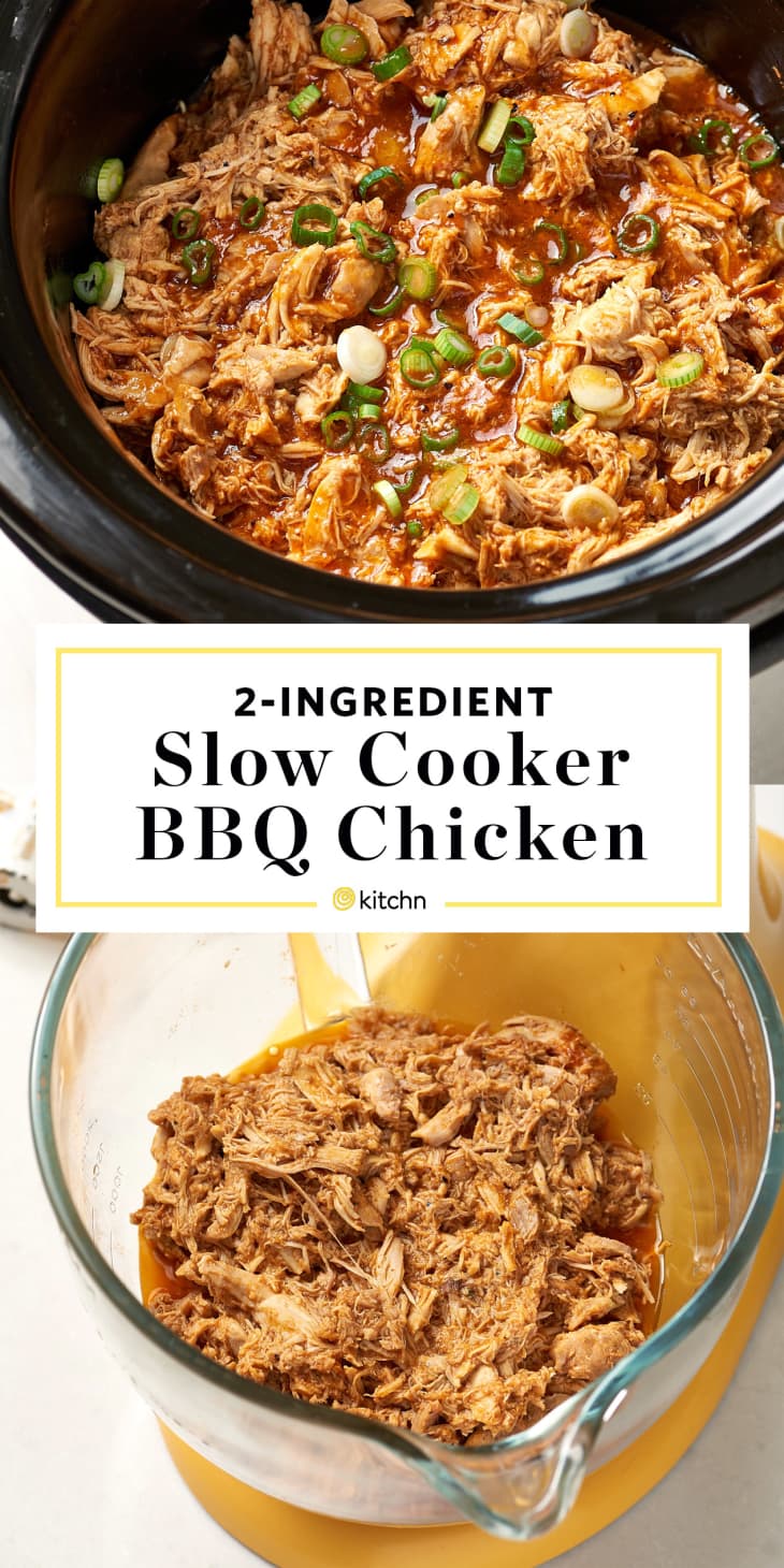 Easy Slow Cooker Bbq Chicken Recipe The Kitchn