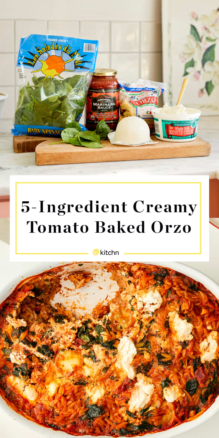 Creamy Tomato Baked Orzo | The Kitchn