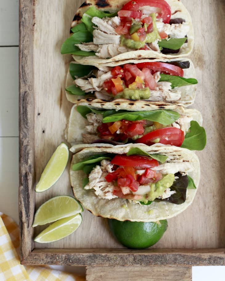 Recipe SlowCooker Chicken Tacos The Kitchn