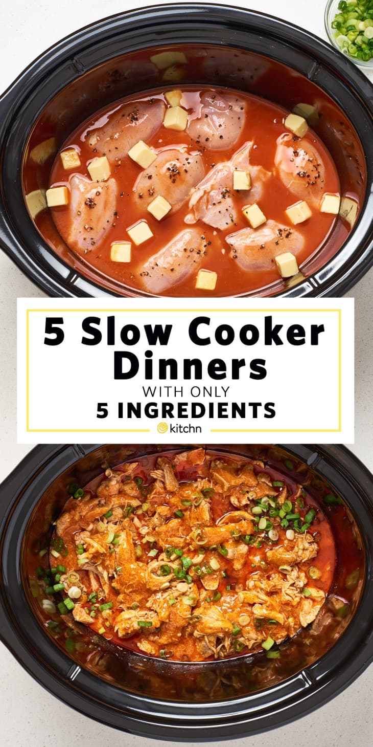 Easy Slow Cooker Chicken Dinners with 5 Ingredients | The Kitchn