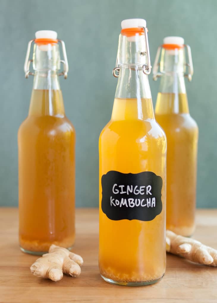 Recipe Ginger Kombucha Kitchn