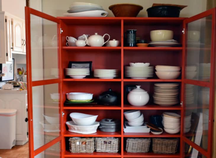 Cabinet to best sale store dishes