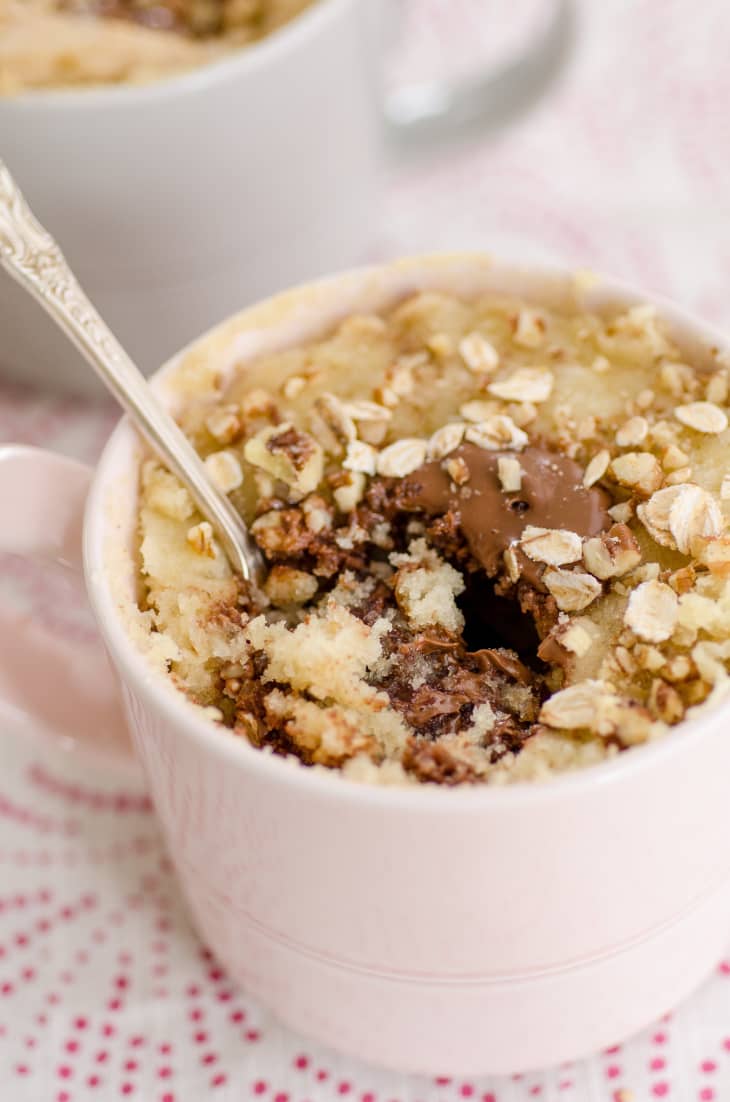 Oatmeal Nutella Mug Cake Recipe (Single Serving) The Kitchn