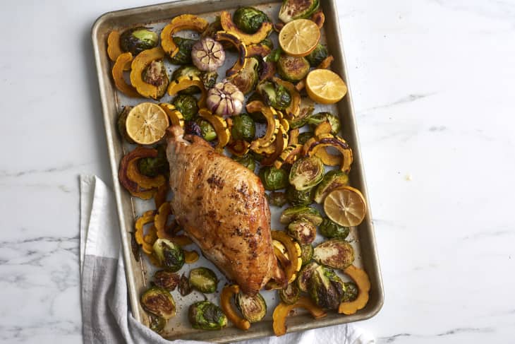 Recipe: Sheet Pan Roasted Garlic Turkey Breast | Kitchn