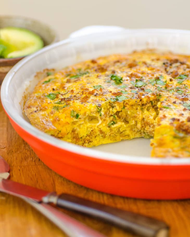 Recipe Chile & Sausage Oven Frittata Kitchn