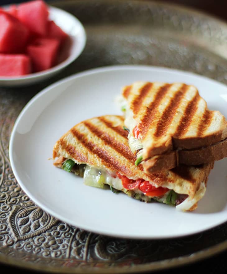 Recipe: South African Cheese, Grilled Onion & Tomato Panini ...