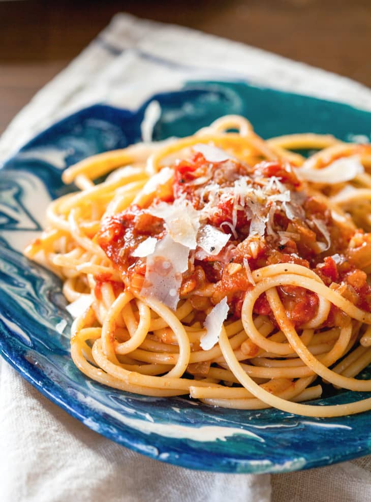 How To Make Marinara Pasta Sauce The Kitchn