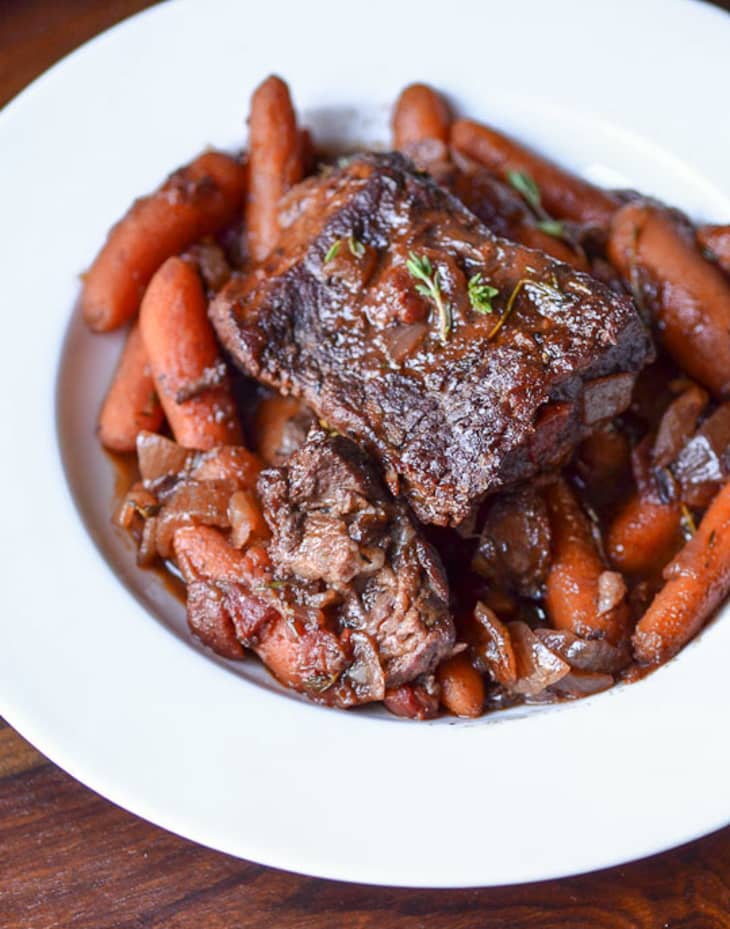 Dinner Recipe Individual Pot Roasts with ThymeGlazed Carrots The Kitchn