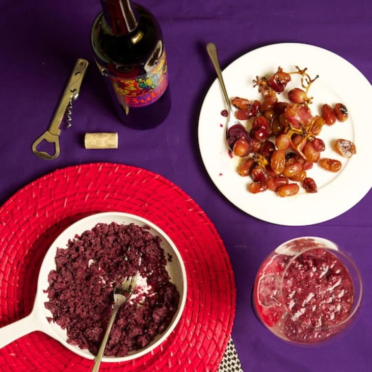 Recipe Roasted Grape Granita & Red Wine Kitchn