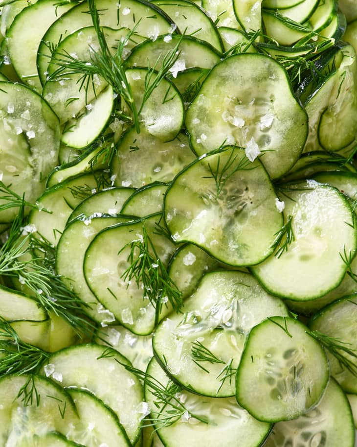 Salt and Vinegar Cucumbers Recipe (Bright & Tangy) | The Kitchn