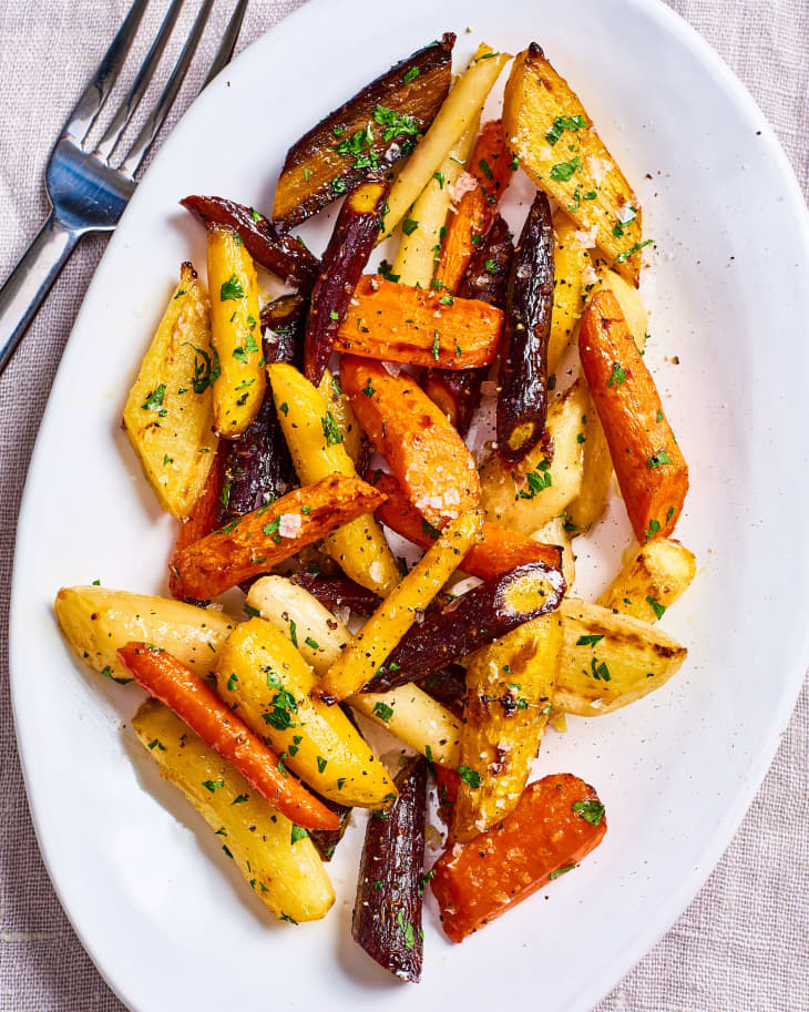 Roasted Carrots Recipe (with HoneyGarlic Butter) The Kitchn