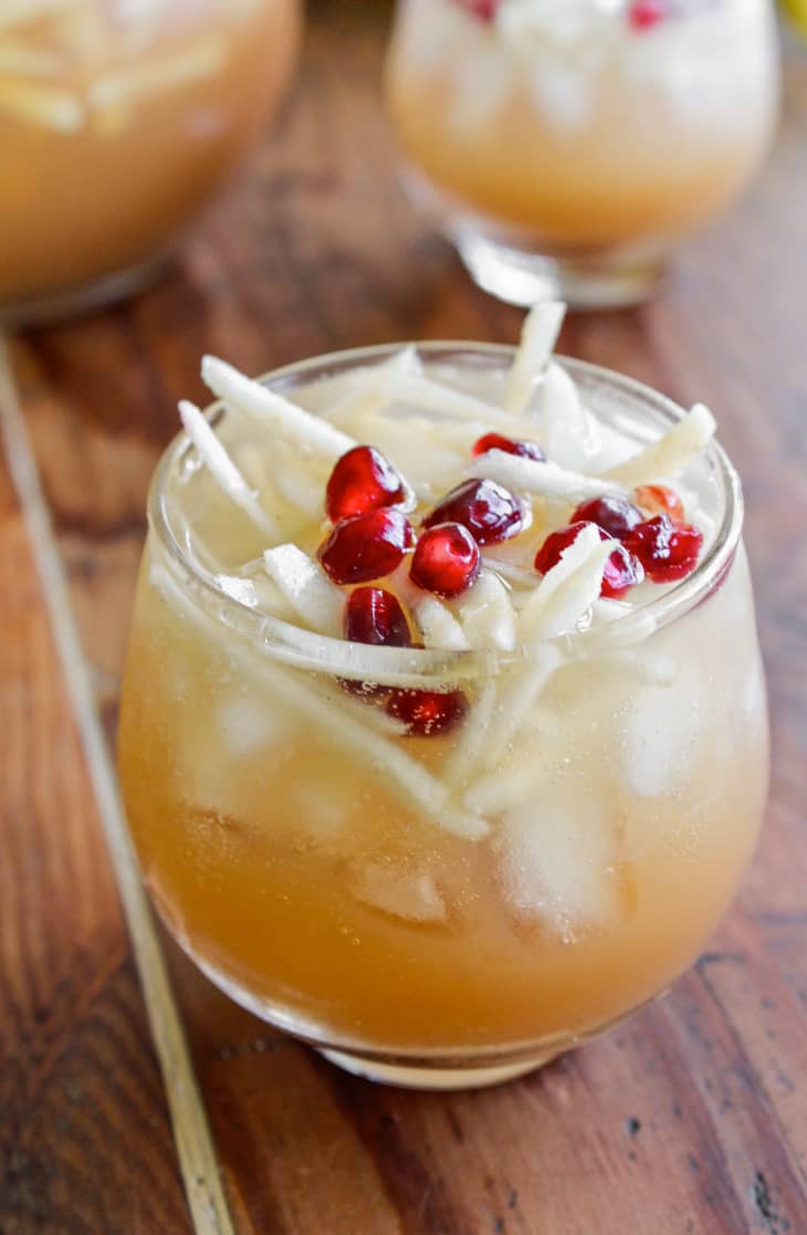 Pitcher Cocktail Recipe Sparkling Apple Cider Sangria The Kitchn 1844