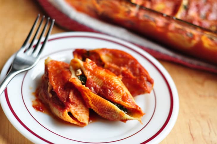 Healthy Casserole Recipe: Lighter Stuffed Pasta Shells | The Kitchn