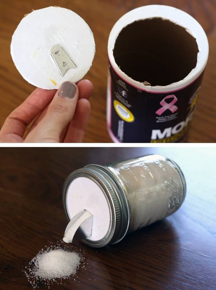 The Easiest, Cheapest Way To Make a Pour Spout For a Mason Jar The Kitchn