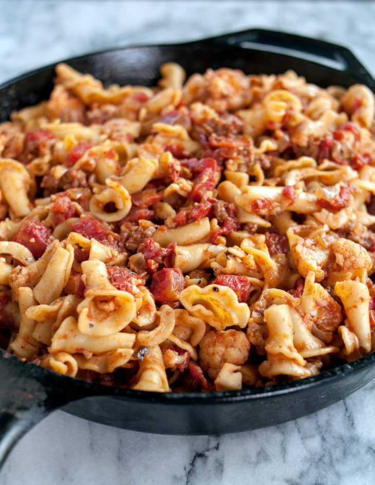 Recipe: Pasta With Cauliflower, Sausage & Breadcrumbs 