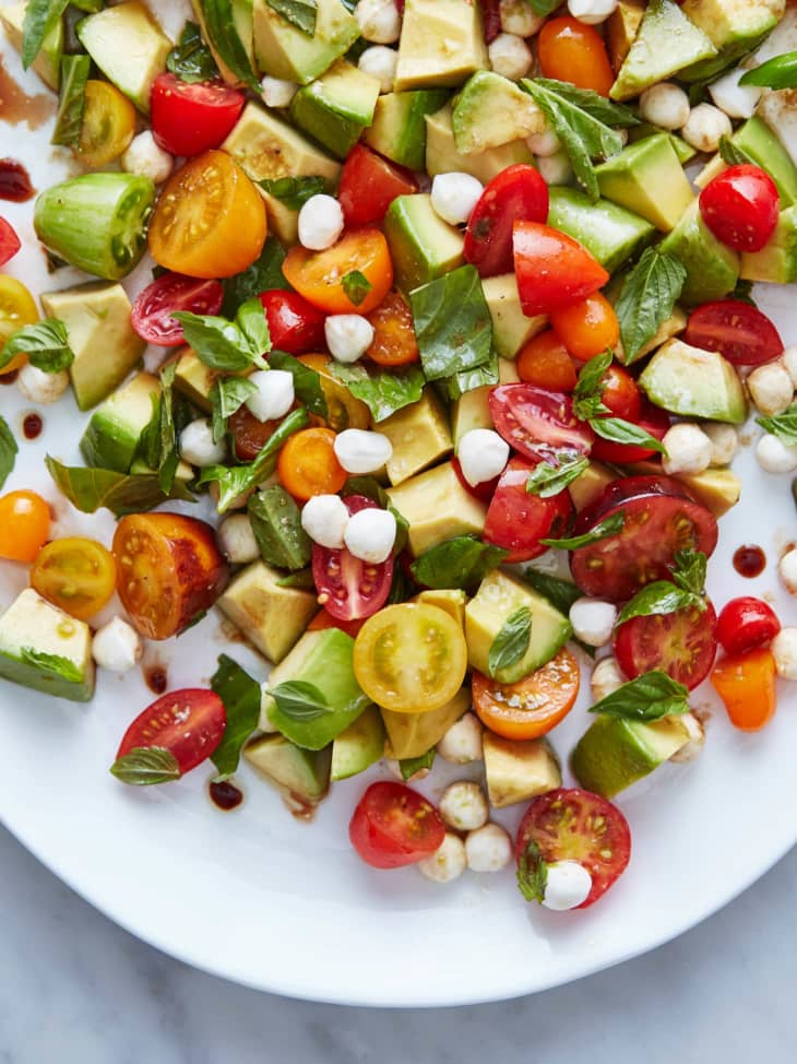 Recipe avocado caprese salad the kitchn