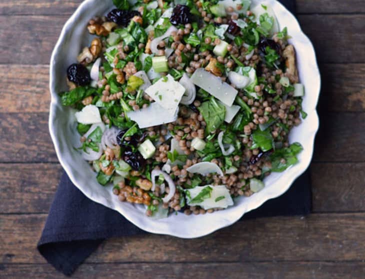 Recipe Pearl Couscous Salad with Cherries & Arugula The Kitchn