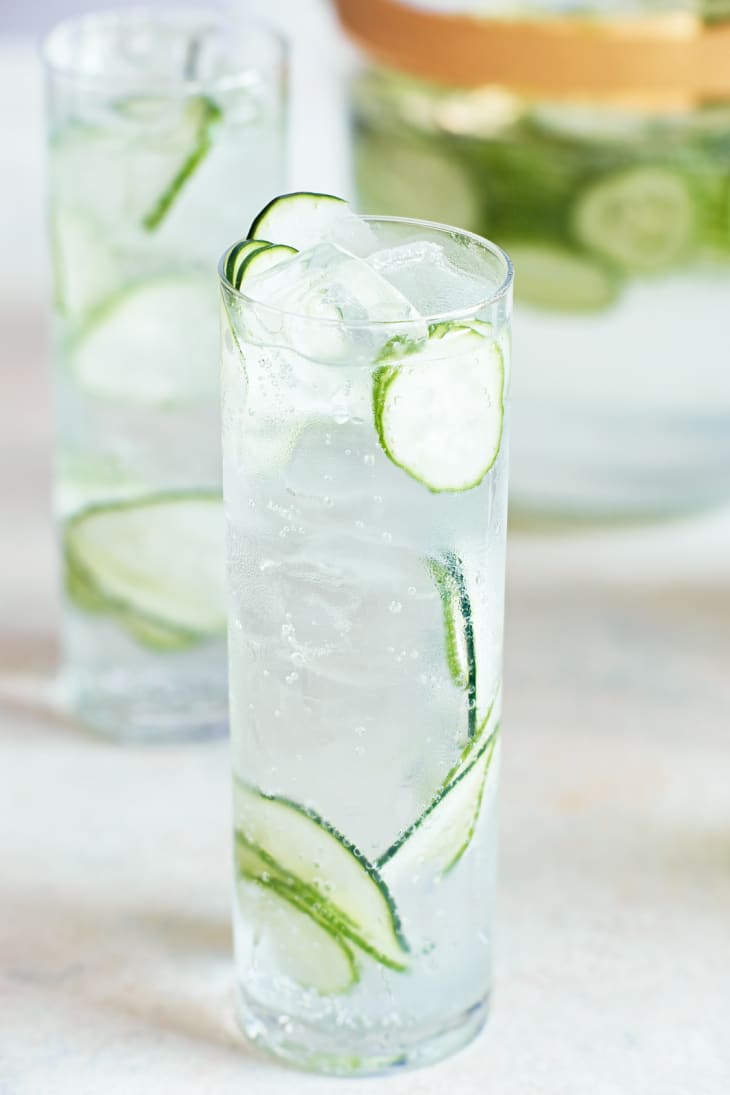 Cucumber Gin and Tonic Pitcher Cocktail The Kitchn