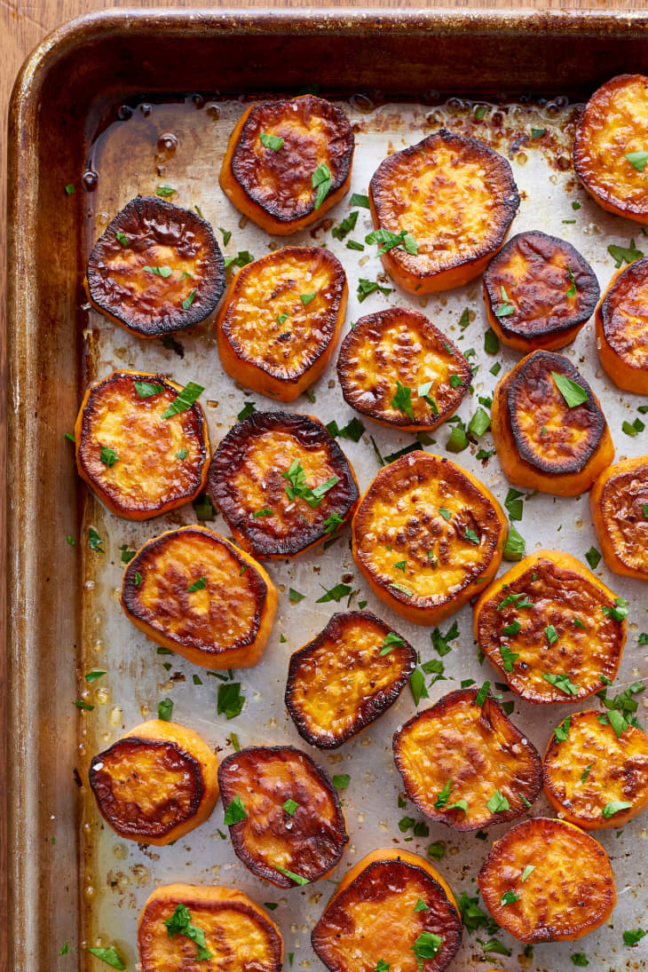 Recipe ButterRoasted Sweet Potatoes The Kitchn