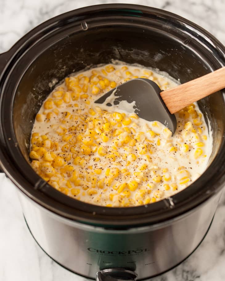 Slow Cooker Creamed Corn Recipe The Kitchn