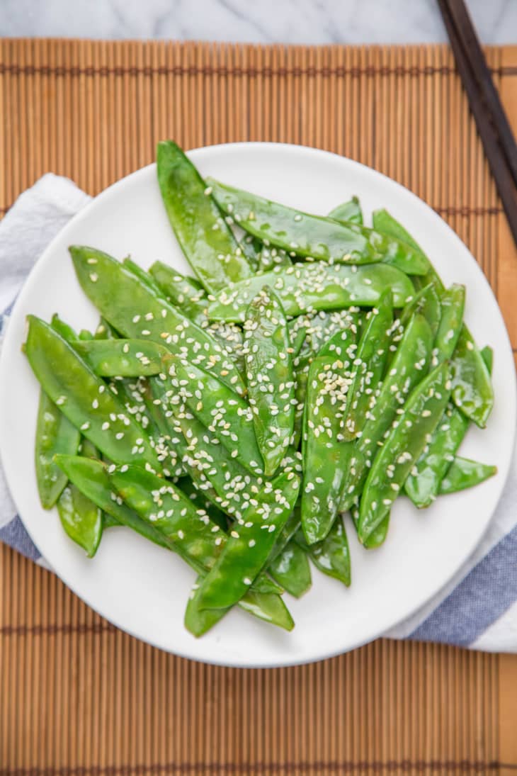 How to Cook Snow Peas (Easy Sautéed Recipe With Sesame) The Kitchn