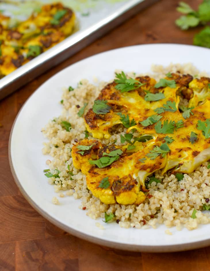 Recipe Cauliflower Steaks with Ginger, Turmeric, and Cumin The Kitchn