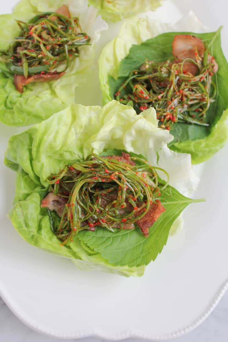 Recipe Pork Belly Lettuce Wraps The Kitchn