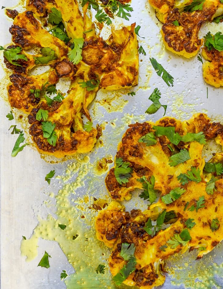 Recipe Cauliflower Steaks with Ginger, Turmeric, and Cumin The Kitchn