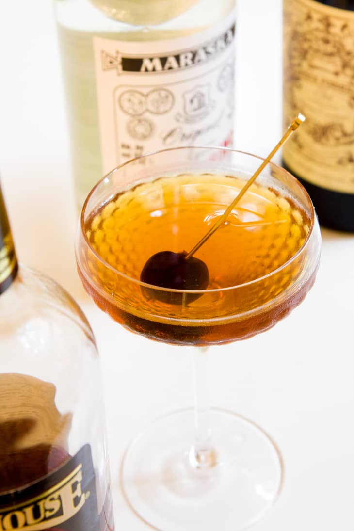 The 9Bottle Bar Recipe The Red Hook Cocktail Kitchn