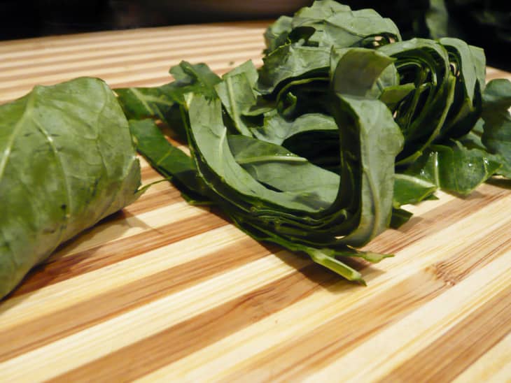 How I Cut Up Tough Greens The Kitchn