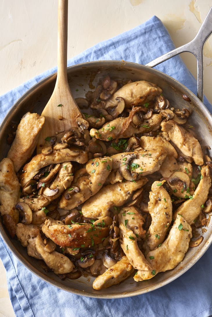 Recipe: Drunken Chicken and Mushrooms | The Kitchn
