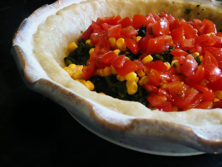 Another Ten Minute, Ten Dollar Dinner PatinthePanCrust Quiche