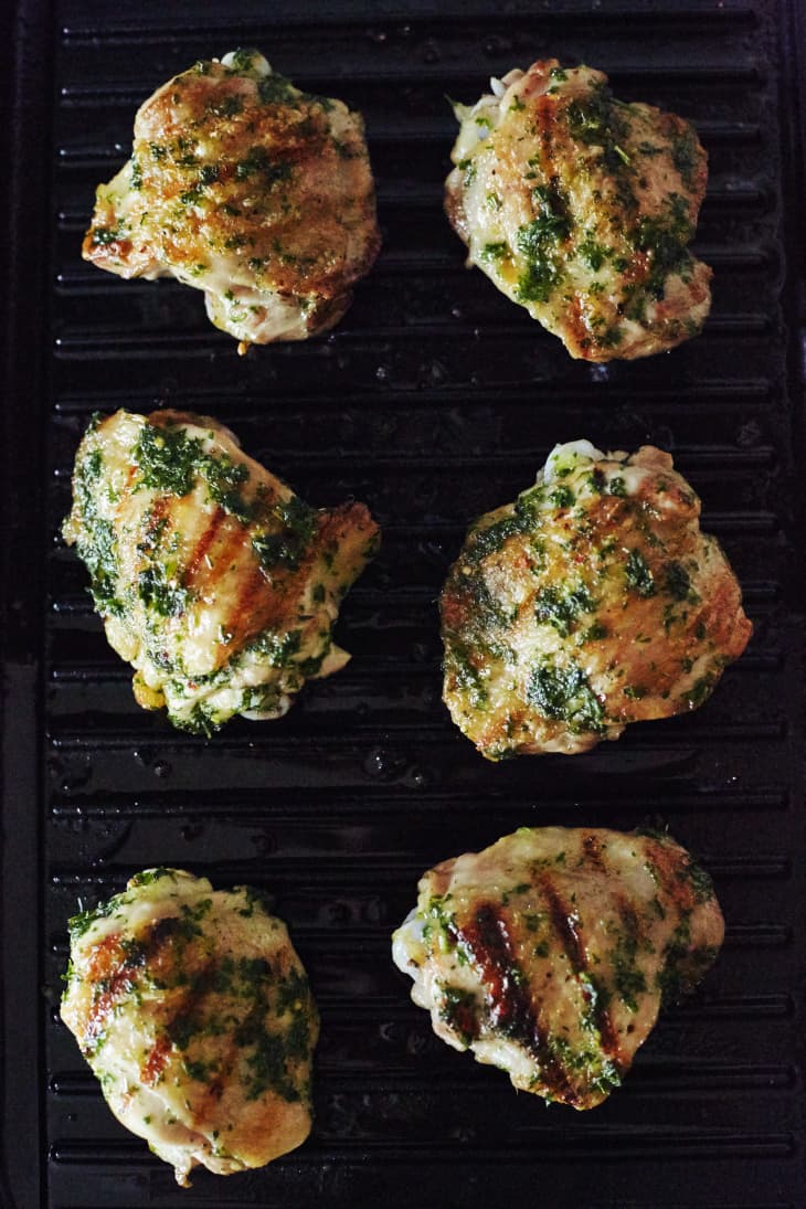 Recipe Grilled Chicken Thighs with Chimichurri The Kitchn