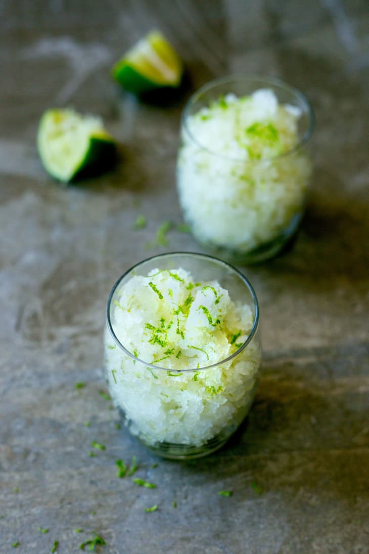 Recipe Sweet and Savory Lime Granita The Kitchn