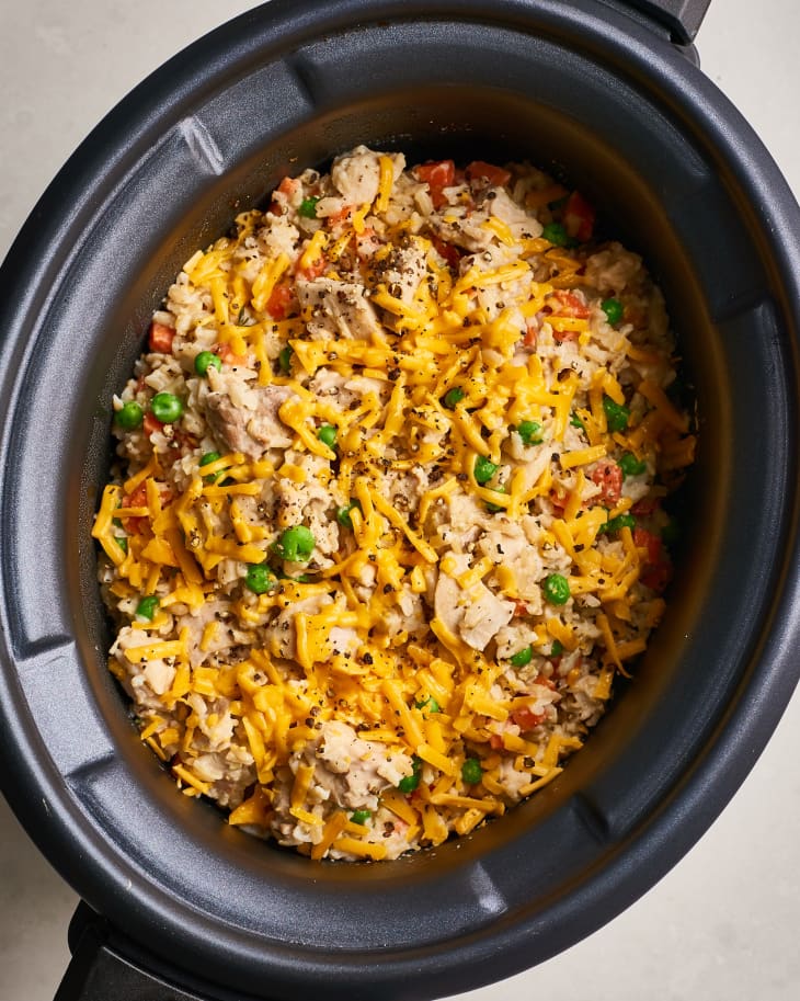 The Best Slow Cooker Chicken And Rice Recipe The Kitchn