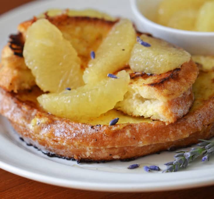 Recipe French Toast With Lavender and Grapefruit Kitchn