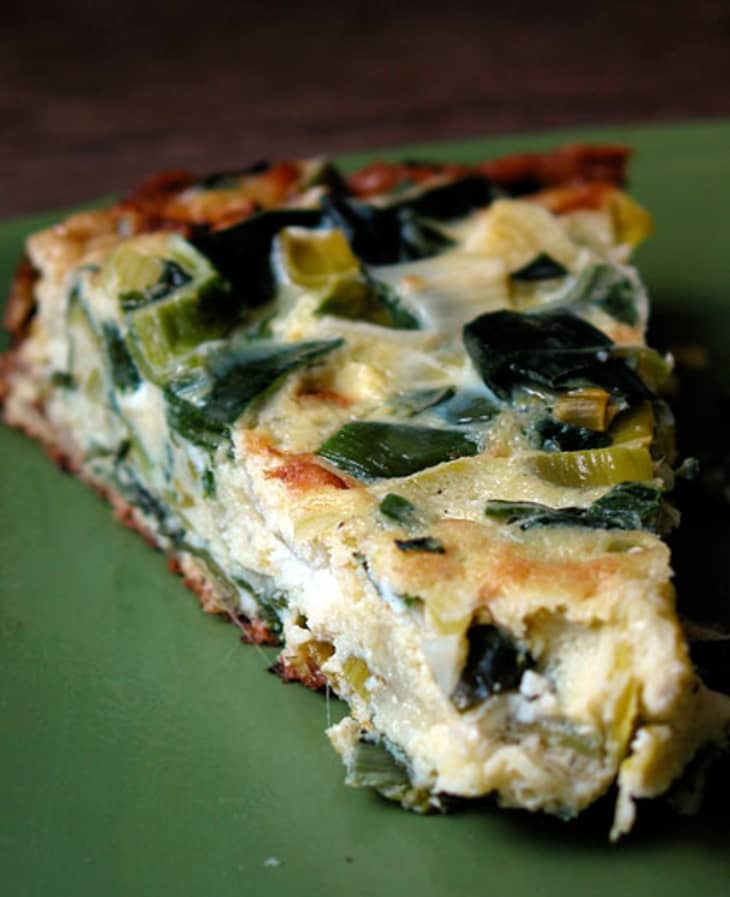 Recipe Lemon Frittata with Leeks and Goat Cheese Kitchn