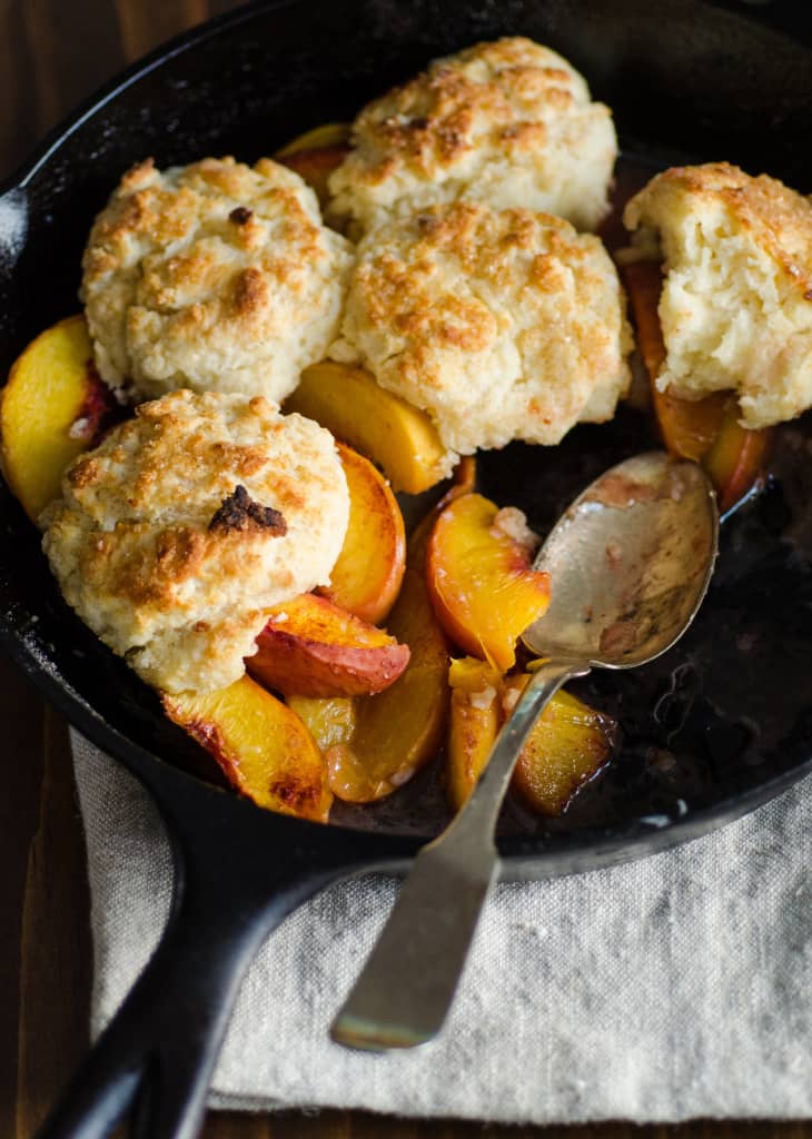 Recipe Sweet Biscuits with Roasted Peaches The Kitchn