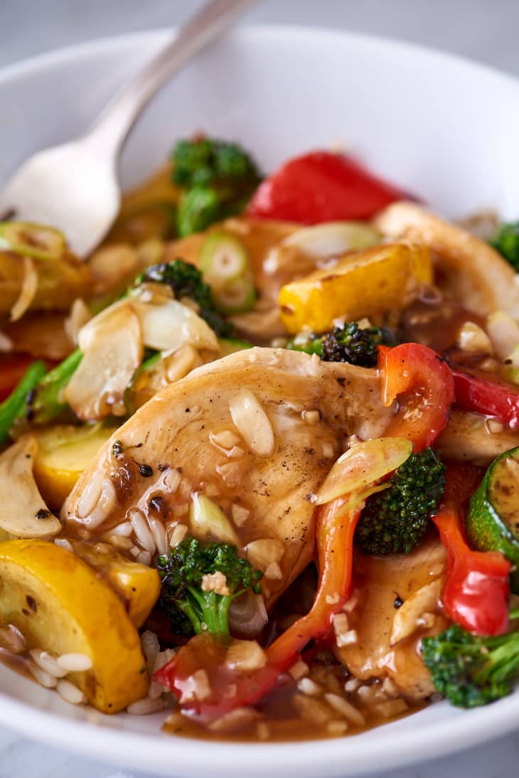 Recipe HoneyGarlic Chicken StirFry The Kitchn