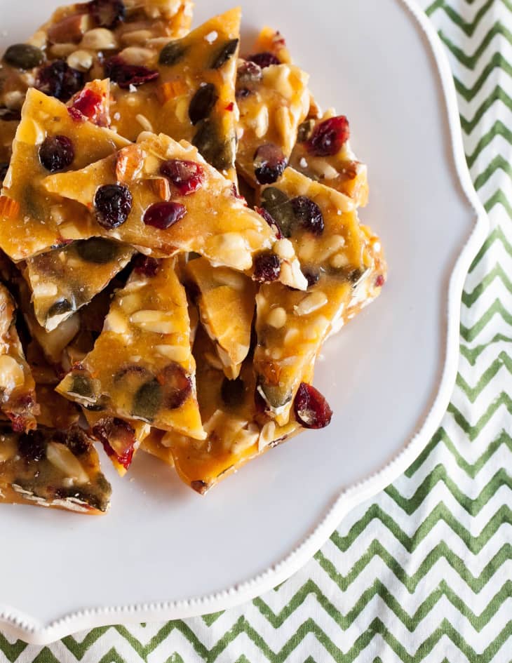 Recipe Holiday Nut & Fruit Brittle The Kitchn