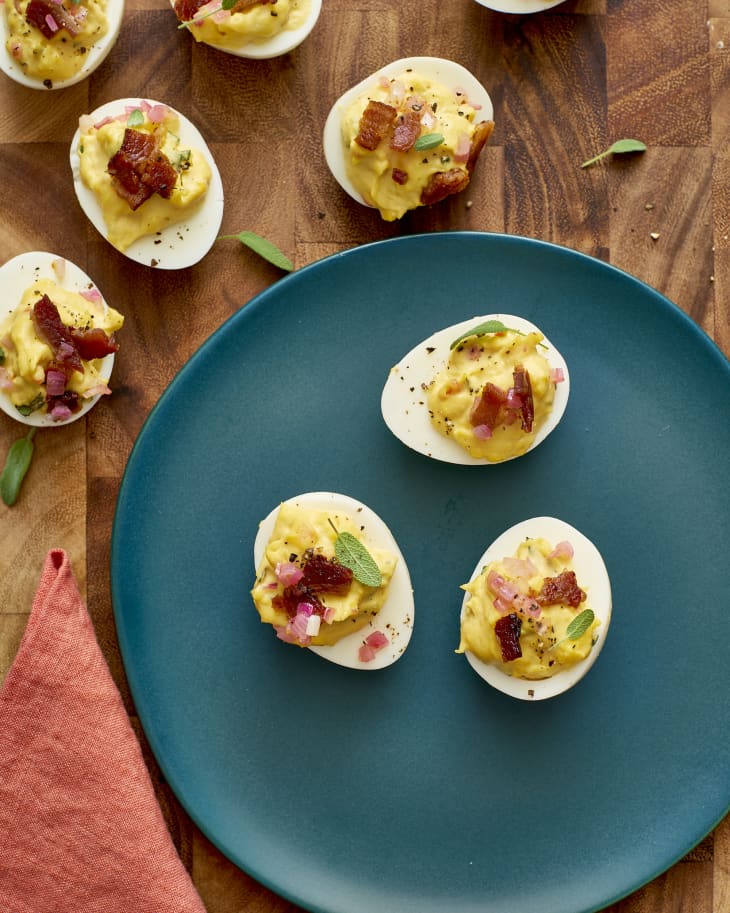 Thanksgiving Deviled Eggs Recipe (With Sage & Shallots) The Kitchn